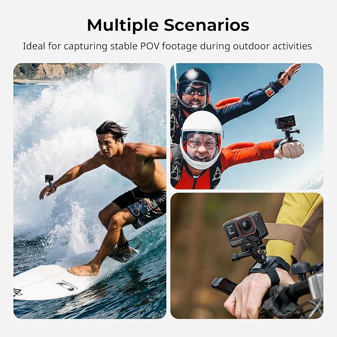 SMALLRIG Wrist Strap Mount for GoPro Hero 13/12/11/10/9 Black, for DJI Osmo - Image 5