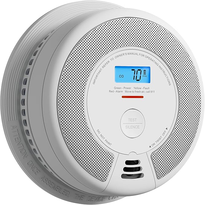 X-Sense 10-Year Battery Combination Smoke Carbon Monoxide Alarm Detector by X-Sense