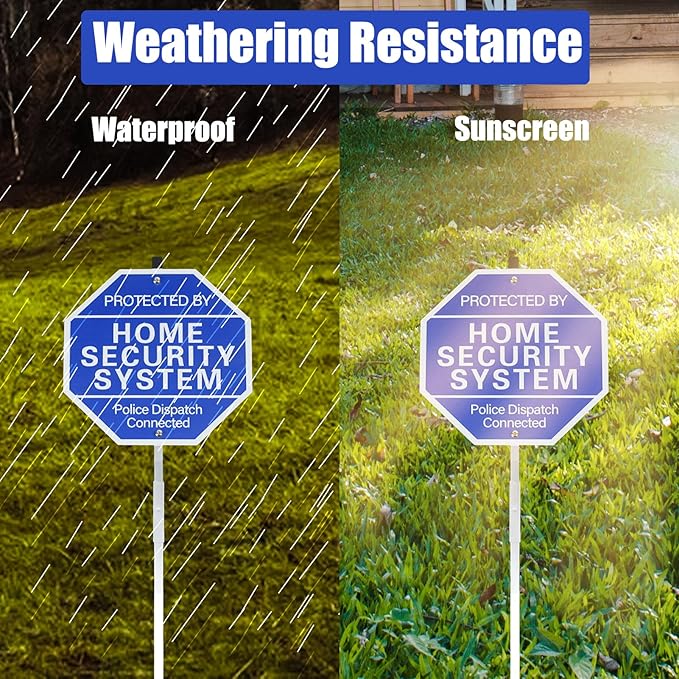Protected By Home Security System Signs - Image 5