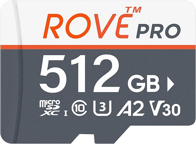 ROVE PRO Micro SD Card microSDXC 512GB Memory Card by ROVE