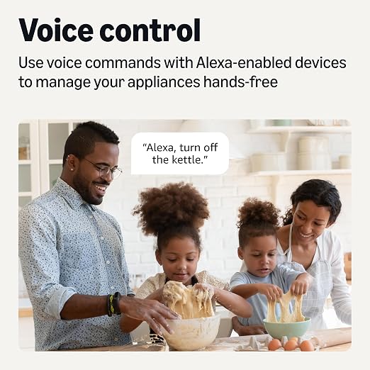 Amazon Basics Smart Plug with Timer Function, Voice Control, WiFi Outlet - Image 3