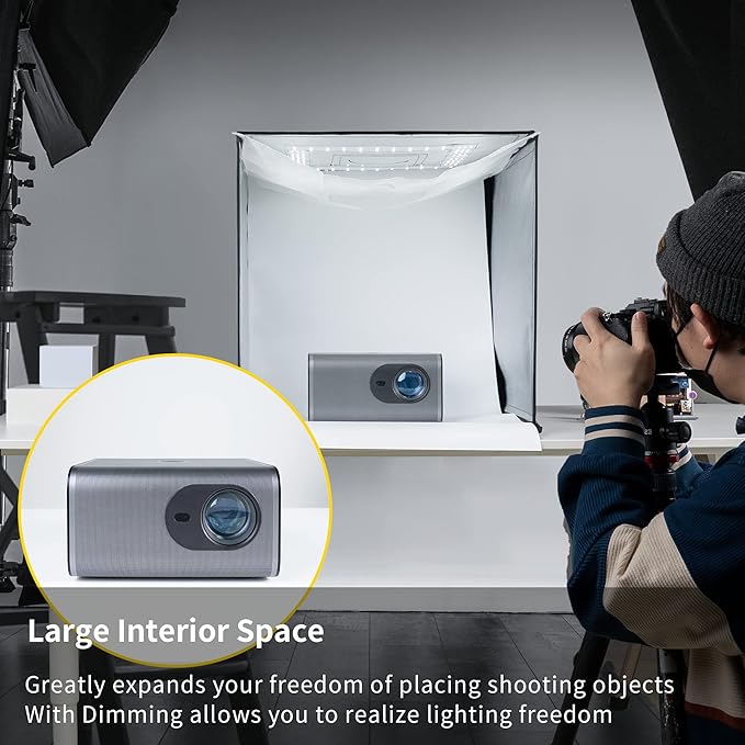 RALENO Photo Studio Light Box, Light Box Photography - Image 4