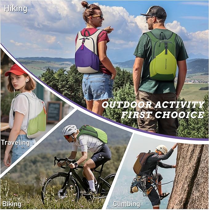 BECOJADDE 15L Small Hiking Backpack - Image 7