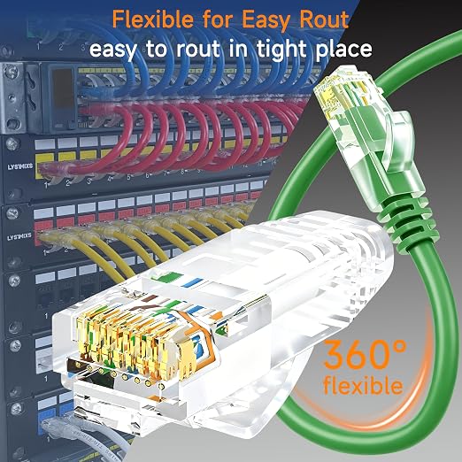 Cat6 Ethernet Patch Cable 5 ft, Cat6 Patch Cable - Image 3