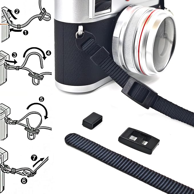 Camera Strap Leather, Camera Neck Strap Thin, Binoculars Strap - Image 6