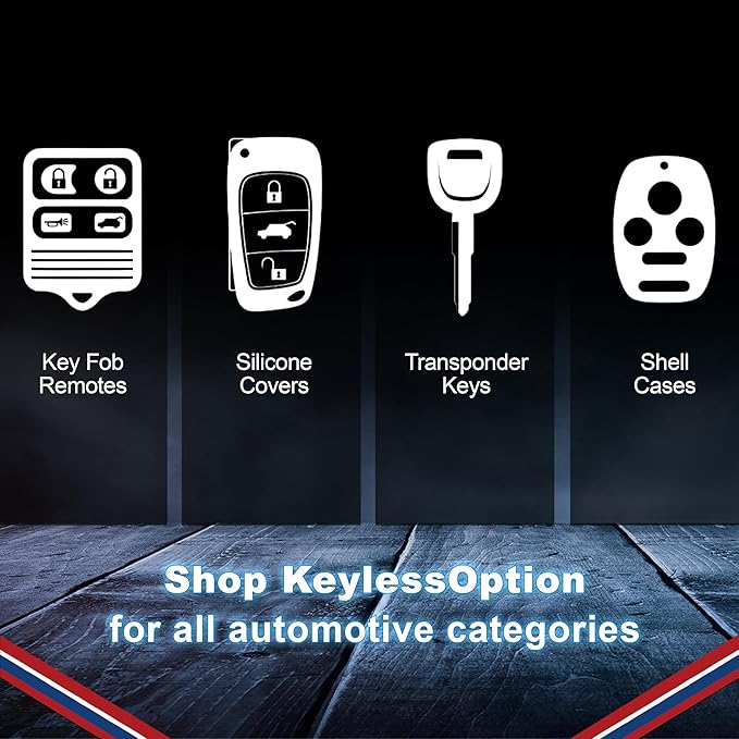 KeylessOption Key Fob for 2002 2003 2004 2005 2006 2007 2008 2009 2010 2011 - Image 7