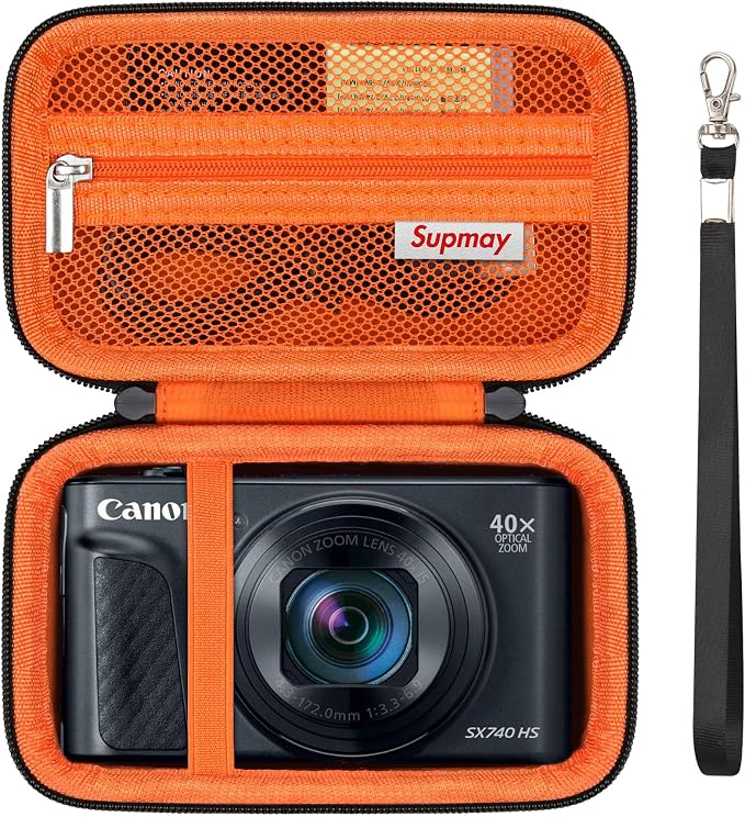 Hard Carrying Case for Canon PowerShot SX740 HS/ SX730 HS/ SX720 HS/ SX620 HS/ by Supmay