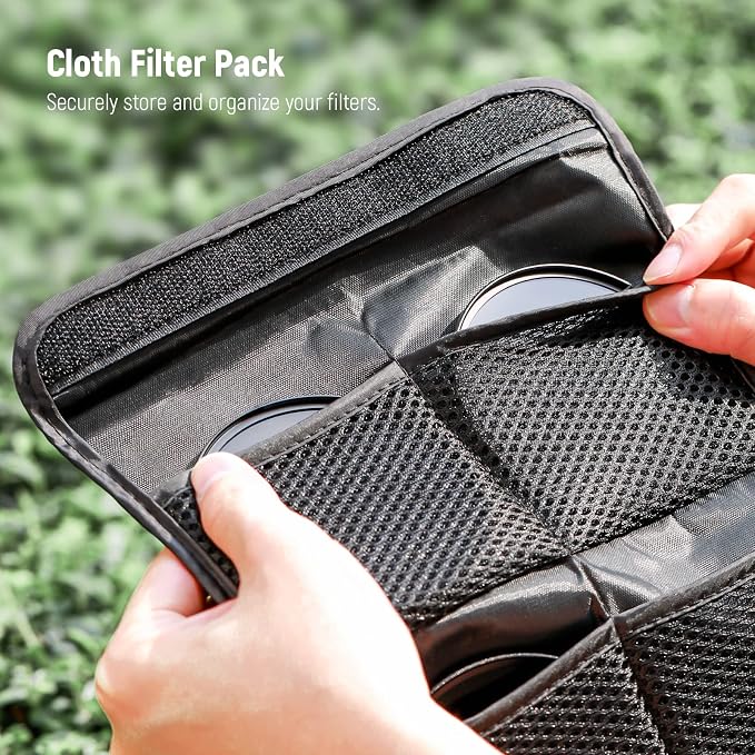 NEEWER 82mm Lens Filter Kit: UV, Lens Hood and Lens Cap Compatible - Image 8