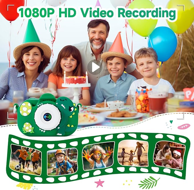 Kids Camera Boys Toys for 3 4 5 6 7 8 9 Years Old Boys, 48MP Dual Lens Kids - Image 4