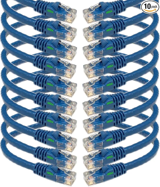 iMBAPrice - 3ft Cat5e Network Ethernet Patch Cable - Blue by iMBAPrice