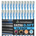 CableGeeker Patch Cables Cat6a 0.5ft Slim, Cat6 Ethernet Patch Cable 10G Support by CableGeeker