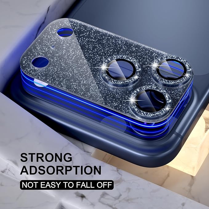 Choiche Compatible for iPhone 17 Pro Camera Lens Protector, Bling Camera Cover - Image 5