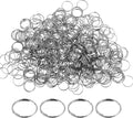 500PCS Stainless Steel Bright Silver Chandelier Split Rings, 0.47inch Diameter by Tighall