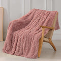 Tuddrom Decorative Extra Soft Faux Fur Blanket Twin Size 70" x 78", Solid by Tuddrom