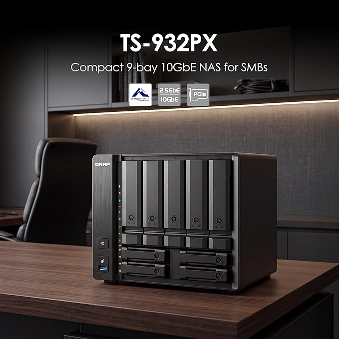 QNAP TS-932PX-4G 5+4 Bay High-Speed NAS - Image 2