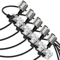 Cat6A Ethernet Cable 90 Degree Right Angled 3.3FT 5Pack, Flexible Slim & Ultra by Thzzhnno