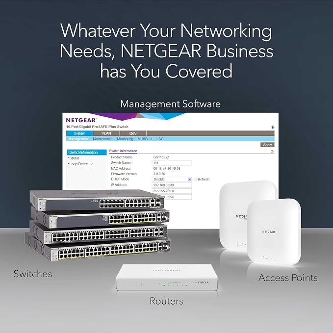 NETGEAR 10-Port PoE Gigabit Ethernet Smart Switch - Image 6