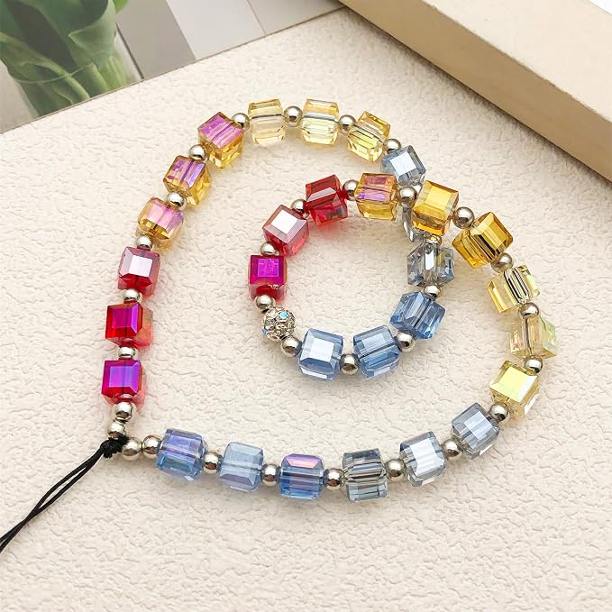 Beaded Camera Wrist Strap Cute Digital Camera Charm Lanyard Phone Chain - Image 3