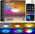 Lumary 5/6 Inch Smart Led Disk Light Pro 4Pack, Color Changing WiFi Smart by Lumary