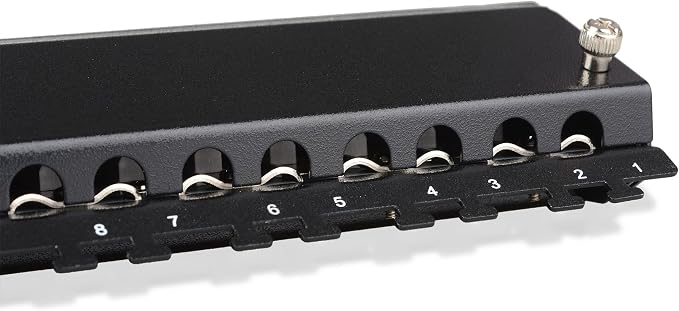Cable Matters Rackmount or Wall Mount 24-Port Shielded RJ45 Patch Panel - Image 4