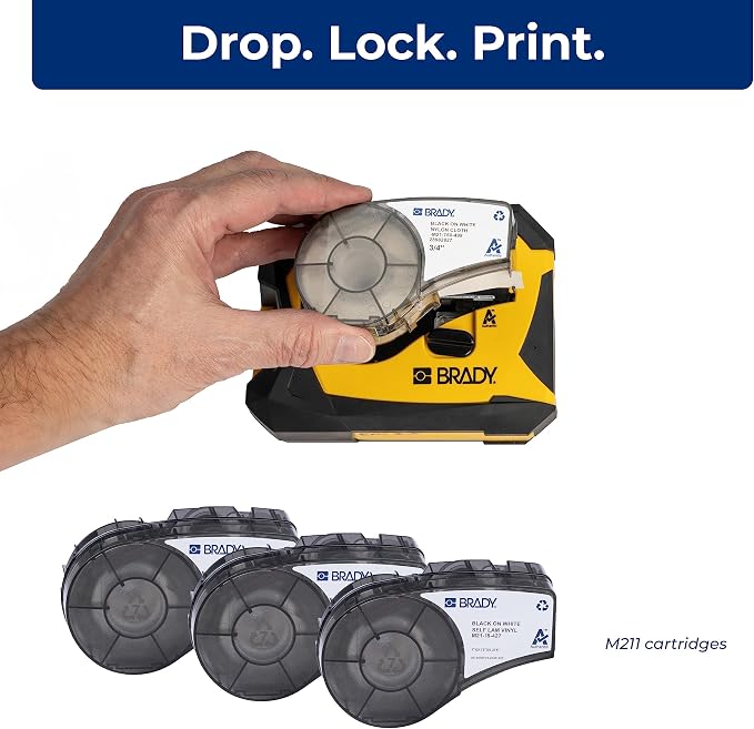Brady M211 Portable Bluetooth Monochrome Label Printer - Image 3