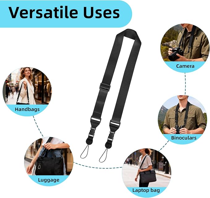 Adjustable Shoulder Strap:Comfortable iPad Strap Nylon Neck Lanyard - Image 8
