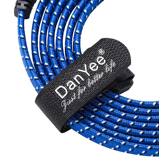 Cat 8 Ethernet Cable, 2 Packs 1.6ft DanYee Nylon CAT8 High Speed Professional - Image 6