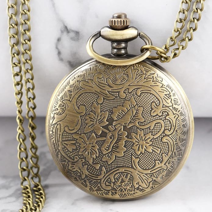 Men's Pocket Watch, Arabic Digital Dial Pocket Watches - Image 6