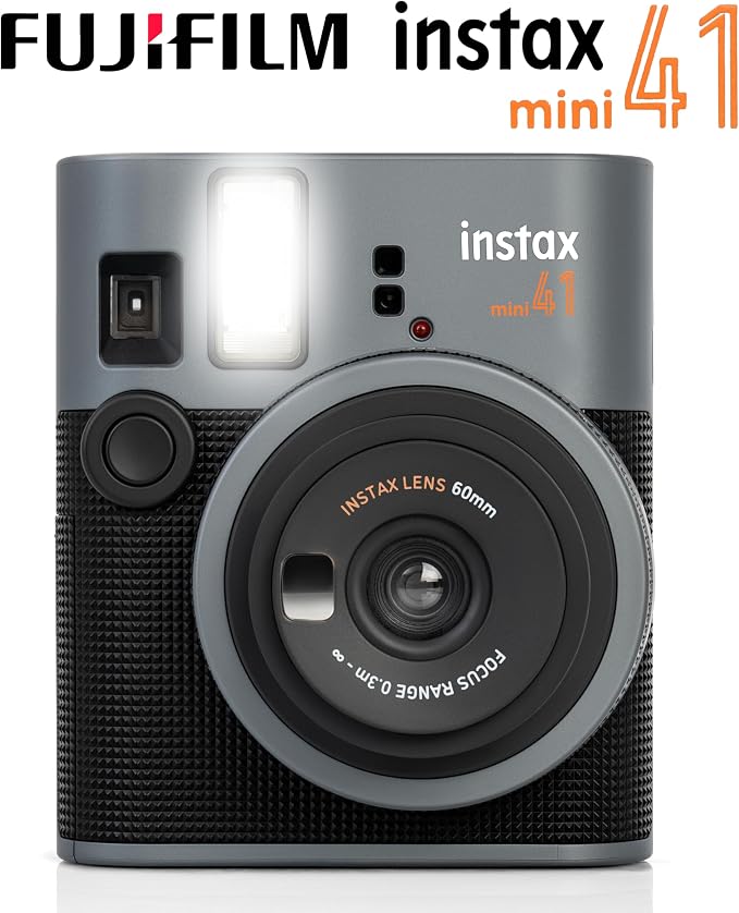 Fujifilm Instax Mini 41 Instant Film Camera Black + 20 Instax Instant Film - Image 3