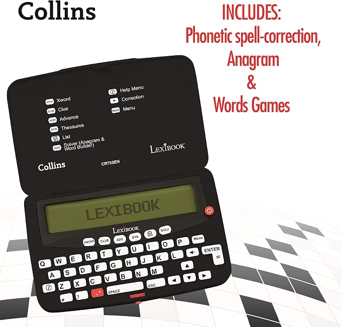 LEXiBOOK - Collins Bradford, Electronic Crossword Solver, Phonetic - Image 3
