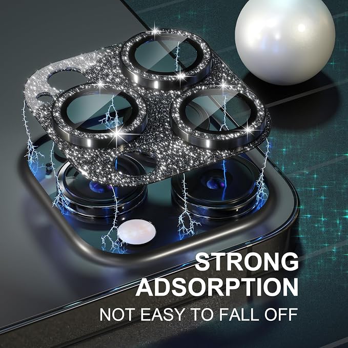 Choiche for iPhone 14 Pro/iPhone 14 Pro Max Camera Lens Protector, Bling Camera - Image 7