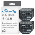 Shelly 2PM Gen4 | Wi-Fi, Zigbee & Matter 2-Channel Smart Relay Switch by Shelly