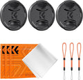 K&F Concept 52mm Lens Cap, 9-in-1 Center Pinch Lens Cover + Anti-Loss Keeper by KFCONCEPT