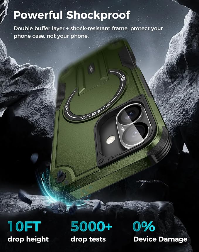 Goton for iPhone 16 Case with Privacy Tempered Glass Screen Protector & Camera - Image 4