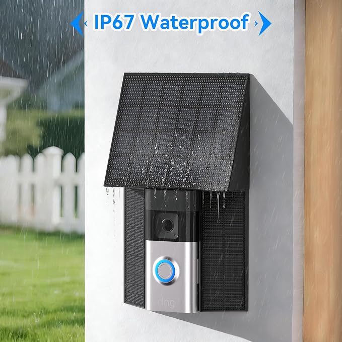 Solar Charger for Ring Battery Doorbells - Image 3