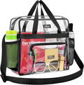 MAY TREE Clear Bag for Stadium Events, 12×5.5×12 Clear Tote Lunch Bag by MAYTREE
