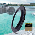 48mm Lens to 52mm Camera Lens Adapter, 48mm to 52mm Filter Step up Ring Adapter by AMOTOK
