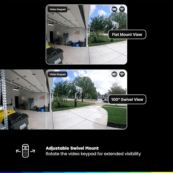 myQ Smart Access Starter Kit: Secure View™ 3-in-1 Smart Lock + Garage Door - Image 11