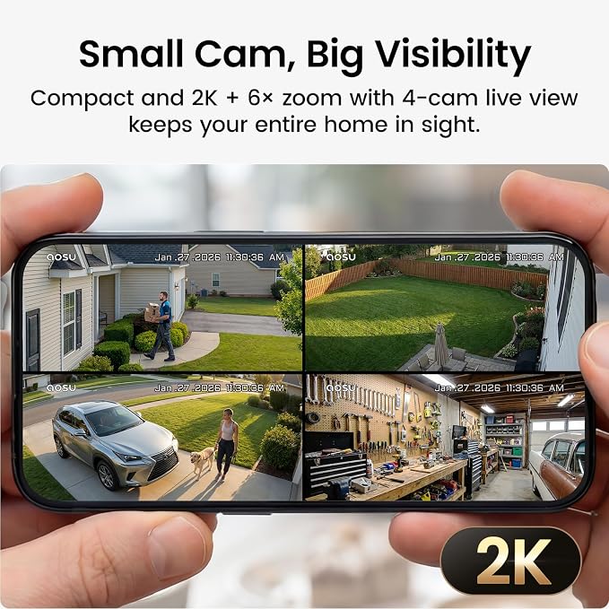 aosu Outdoor Security Cameras Wireless Home Surveillance System - Image 6