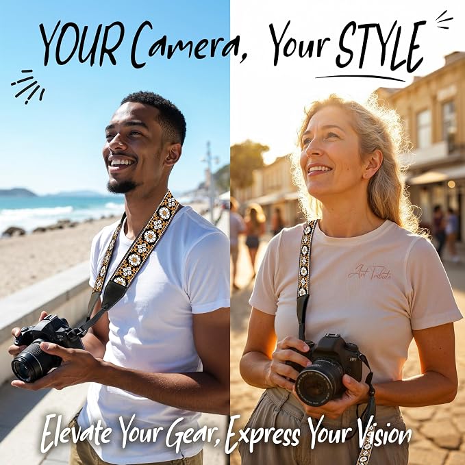 Camera Strap for All DSLR and Mirrorless Camera Including Binoculars. Neck - Image 2