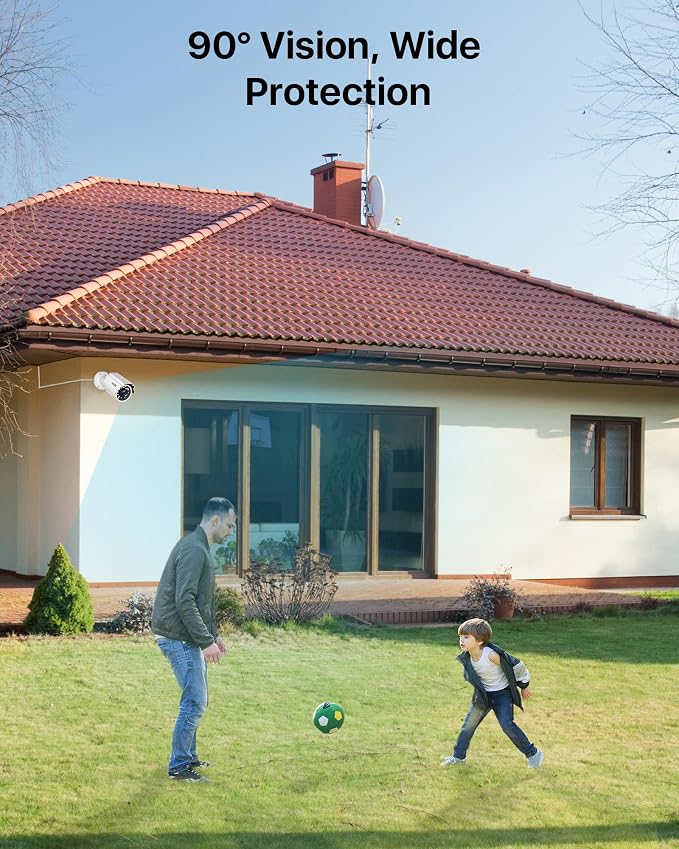 ZOSI 2MP 1080p HD 1920TVL Outdoor Indoor Home Security Camera, 80ft IR Night - Image 3