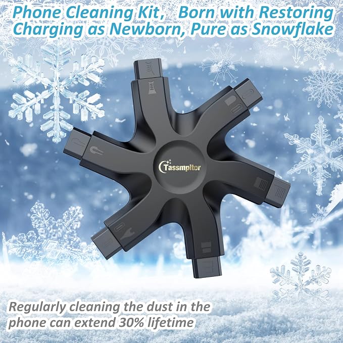 Tassmpitor for iPhone Cleaning Kit Phone Port Cleaner, Cleaner Kit for AirPod - Image 7