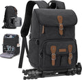 RAINSMORE Camera Bag Backpack for DSLR/SLR Mirrorless 15.6 Inch Laptop Camera by RAINSMORE