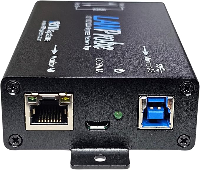 10/100/1000 Gigabit Ethernet/USB Bypass Network Tap - Image 5