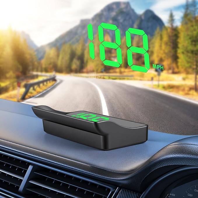 Amiss Heads Up Display for Cars, Digital HUD Speedometer for Automotive - Image 2
