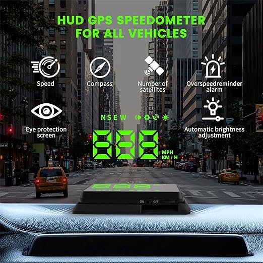Heads up Display for Cars, Car HUD, Head up Display for Car, Car Speedometer - Image 7