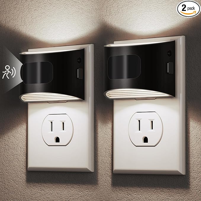 DORESshop LED Night Light, Night Lights Plug into Wall, 3 Mode Plug in Night by DORESshop