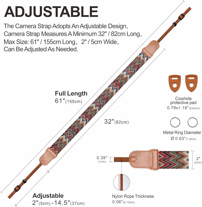 Padwa Lifestyle Camera Strap - Image 5