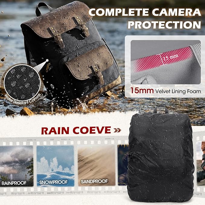 RAINSMORE Camera Bag Professional - Image 5