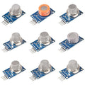 ACEIRMC 9pcs/Lot Gas Detection Sensor Module MQ-2 MQ-3 MQ-4 MQ-5 MQ-6 MQ-7 MQ-8 by ACEIRMC